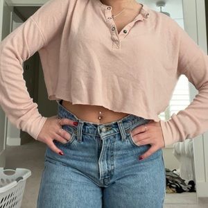 urban outfitters out from under cropped shirt